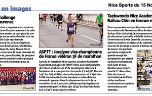 NICE MATIN : RAIHAU CHIN EN BRONZE à LAUSANNE.